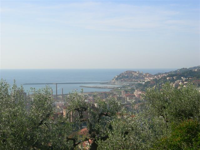 View of Porto Maurizio from the cottage