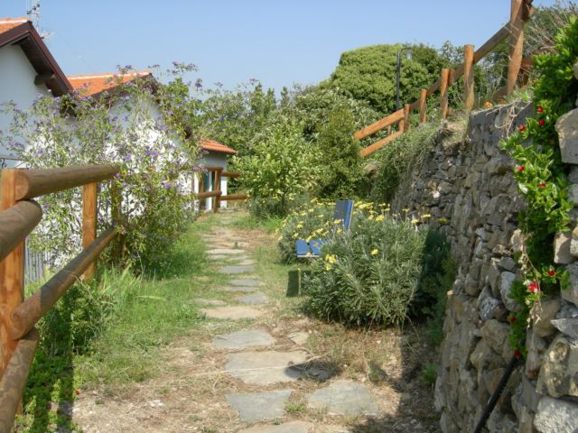Path to the panoramic garden